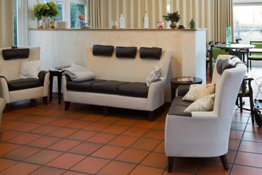 Das Wohn- und Esszimmer.